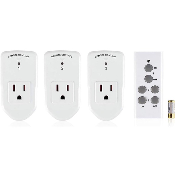 BN-LINK Wireless Remote Control Electrical Outlet Switch for Lights, Fans, etc‎ - Picture 1 of 11